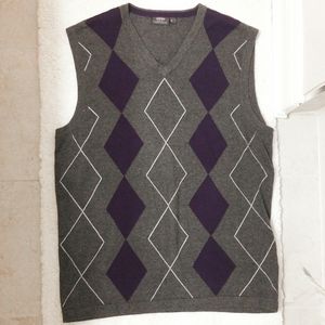 Mexx Argyle Pattern Sweater Vest